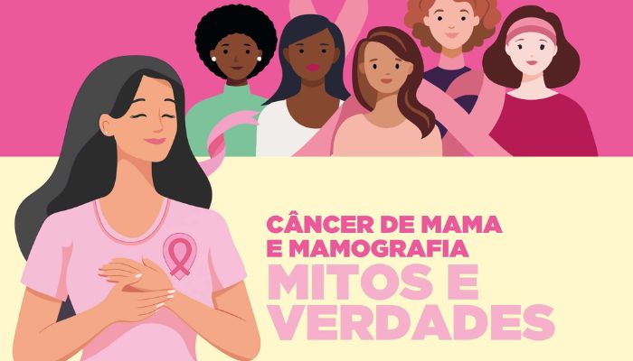 Foto: SESA Paraná Rosa: confira mitos e verdades sobre prevenção do câncer de mama